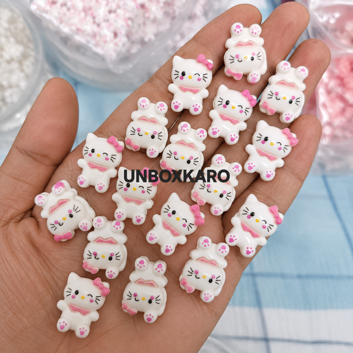 100pc Cartoon Character Beads for DIY Crafts, Accessories & Decoration (BEADS-08)
