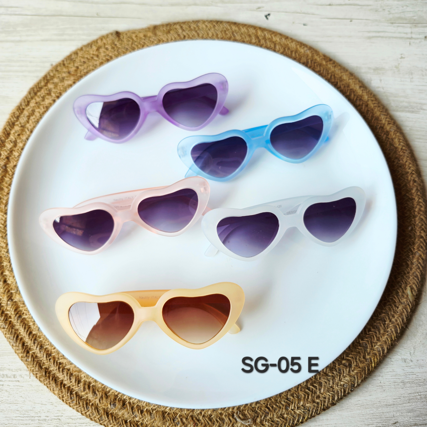 Pack of 5pcs Kids Colorful Sunglasses – DIY Craft Accessories & Party Favors SG-05