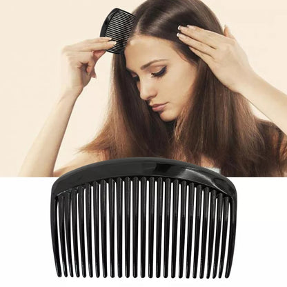 20PC (8cm) Black Plastic Comb For DIY Hair Clips
