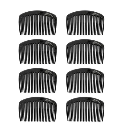 20PC (8cm) Black Plastic Comb For DIY Hair Clips