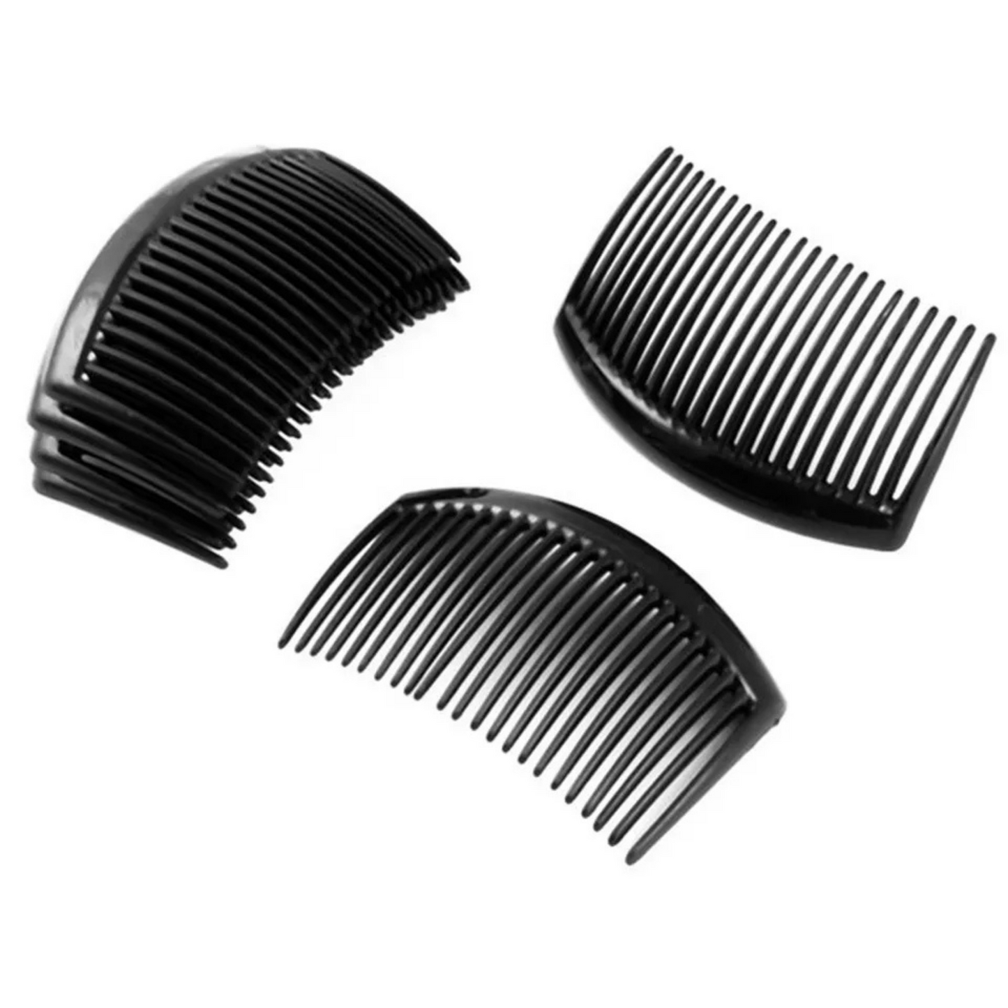 20PC (8cm) Black Plastic Comb For DIY Hair Clips