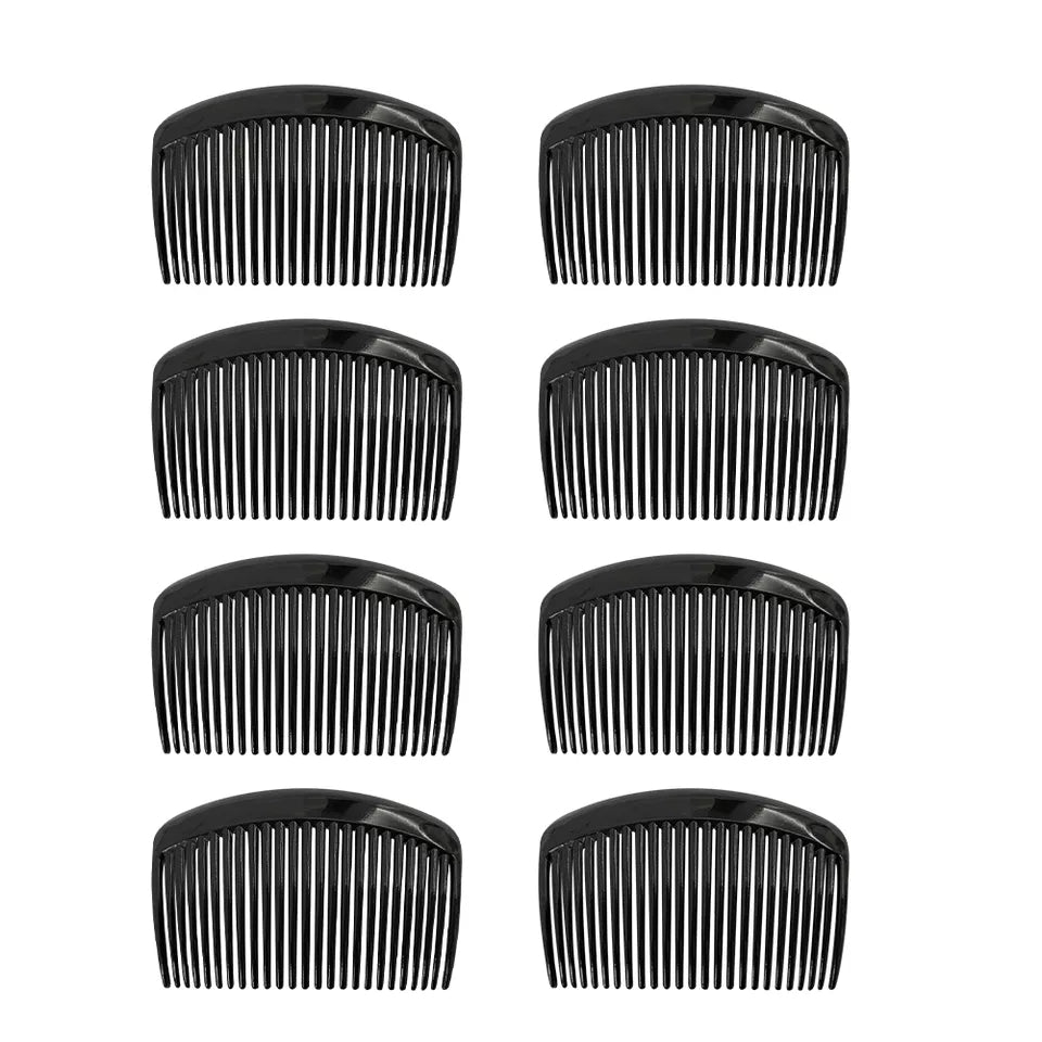 20PC (10cm) Black Plastic Comb For DIY Hair Clips