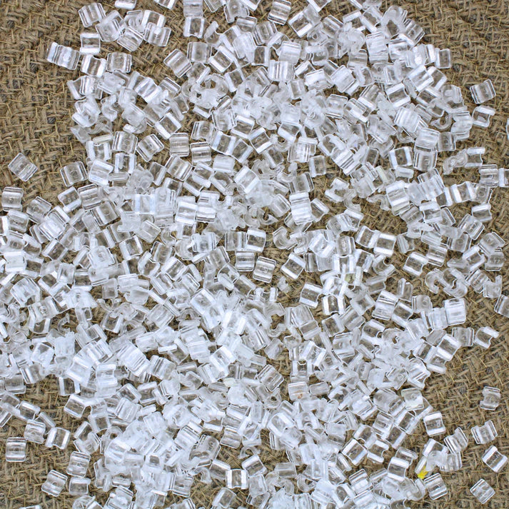 Pack Of 100pc Rubber Band Attacher For Making Headbands