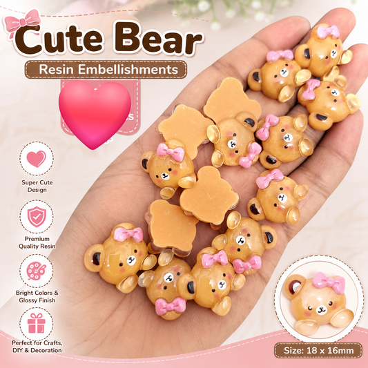 20pc Cartoon Character Beads for DIY Crafts, Accessories & Decoration (BEADS-04)