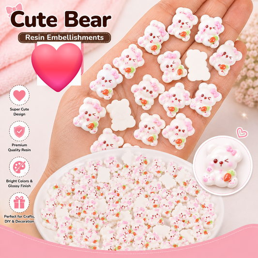 20pc Cartoon Character Beads for DIY Crafts, Accessories & Decoration (BEADS-07)