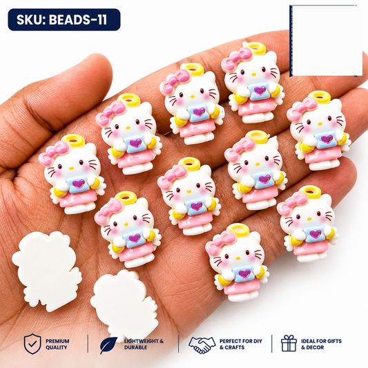 20pc Cartoon Character Beads for DIY Crafts, Accessories & Decoration (BEADS-12)