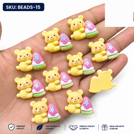 20pc Cartoon Character Beads for DIY Crafts, Accessories & Decoration (BEADS-15)