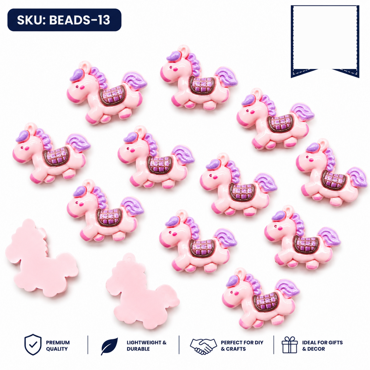 20pc Cartoon Character Beads for DIY Crafts, Accessories & Decoration (BEADS-13)