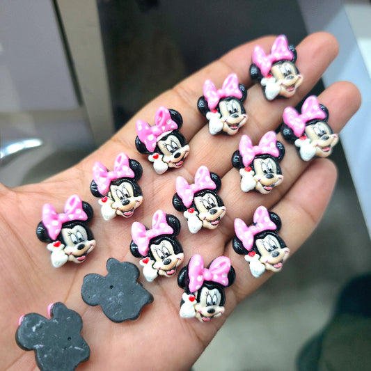 100pc Mix Cartoon Character Beads for DIY Crafts, Accessories & Decoration (COMBO-3)