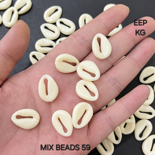 Small 100 Grams Multi Color Beads For DIY Hair Accessories, Jewellery, Crafts Making (060)