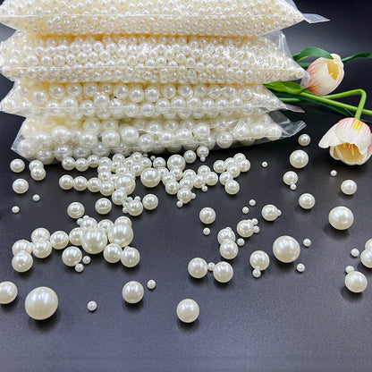 100gm Pearl Beads For Making Hair Accessories, Jewellery, DIY Crafts (Mix Beads 61)